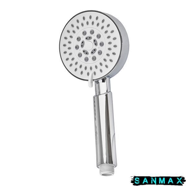 Лійка ручна для душу Mixxus Sh-37 (3 режими) Хром (LE2756) LE2756 фото