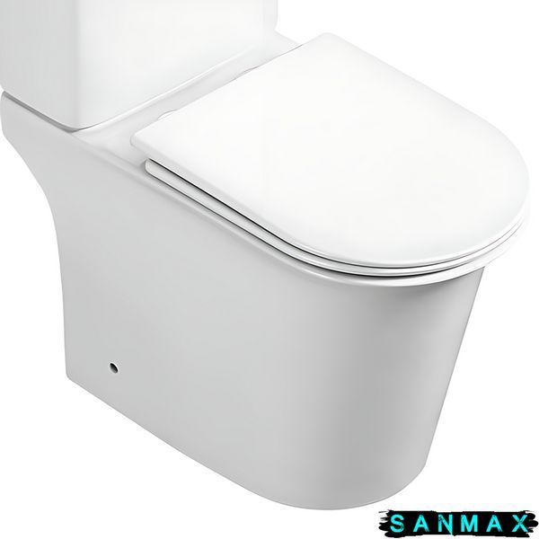 Чаша унітазу-компакту Mixxus Wave-0405-R Bowl 630х350х795 Rimless без сидіння (MI8363) MI8363 фото