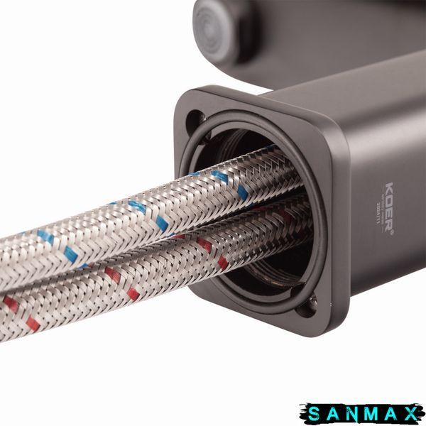 Змішувач для умивальника Koer KB-10031-05 Чорний (KR5431) KR5431 фото