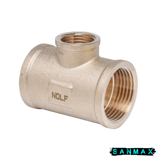Трійник латунний 1х3/4х1 ВВВ Nolf Nfc.T100810F (NF3194) NF3194 фото