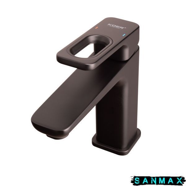 Змішувач для умивальника Koer KB-10031-05 Чорний (KR5431) KR5431 фото