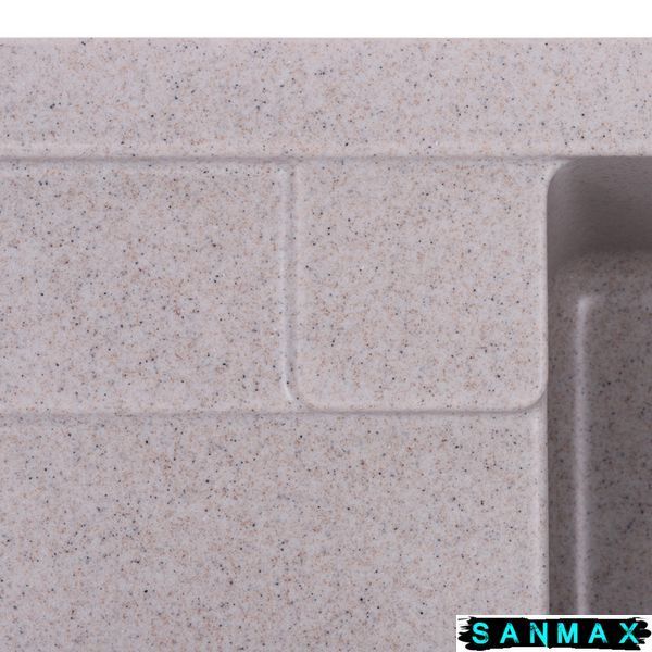 Мийка кухонна Zerix ZS-6550S-07 Мармурова (ZX4542) ZX4542 фото