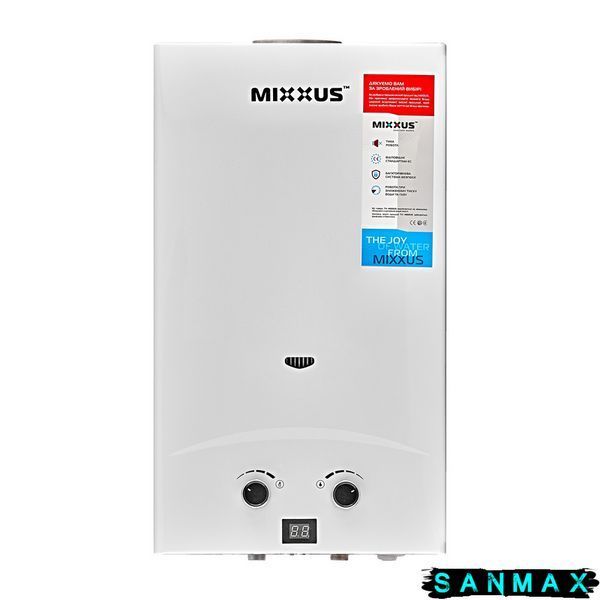 Газова колонка димохідна Mixxus 12 л Gwh-0112 Basic Біла (WH0029) WH0029 фото