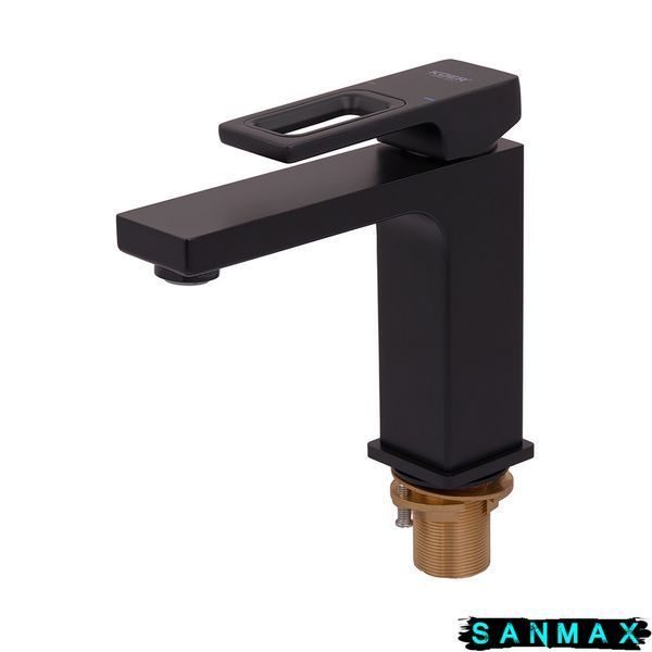 Змішувач для умивальника, чорний Koer KB-10009-05 (KR3499) KR3499 фото