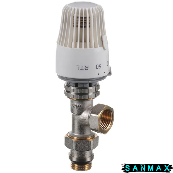 Кран RTL Koer KR.941-Gi - 1/2x1/2 з системою "антипротікання" кутовий (KR3065) KR3065 фото