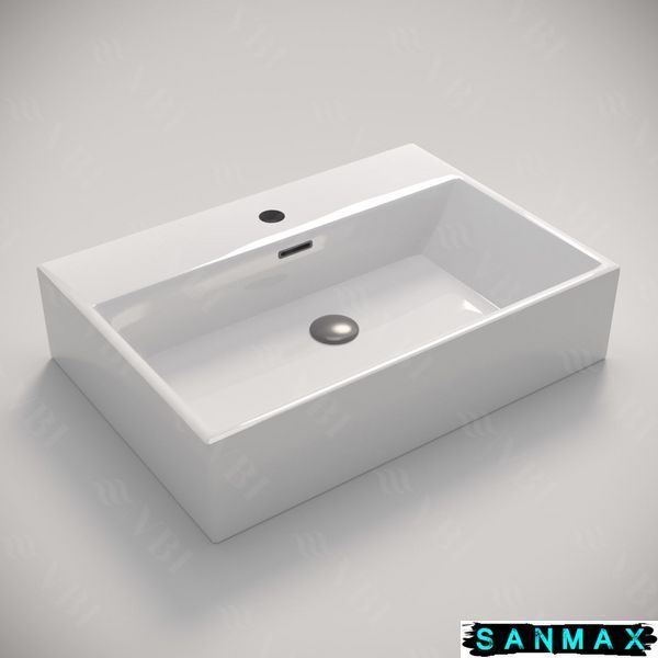 Умивальник накладний Vbi Pudua 50 Білий VBI-012200 фото