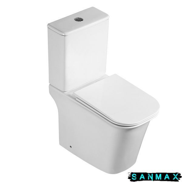Унітаз-компакт Mixxus Wave-0404-R 630х350х805mm, система змиву Rimless (MI6692) MI6692 фото