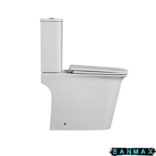 Унітаз-компакт Mixxus Wave-0404-R 630х350х805mm, система змиву Rimless (MI6692) MI6692 фото