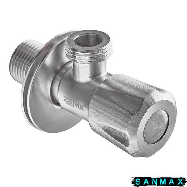 Кран приладовий Zerix Val-04-1/2x1/2 Нерж (ZX4800) ZX4800 фото