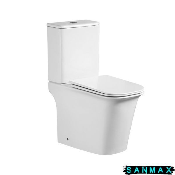 Унітаз-компакт Mixxus Wave-0404-R 630х350х805mm, система змиву Rimless (MI6692) MI6692 фото