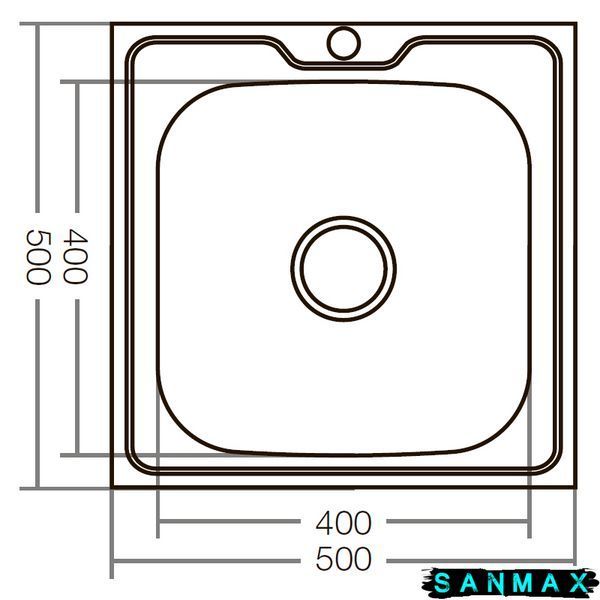 ZERIX Мийка Z5050-06-160E (SATIN) (15 шт/ящ) ZX1609 фото