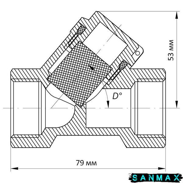 Фільтр латунний грубої очистки 1 Koer KR.F01 (KR0107) KR0107 фото