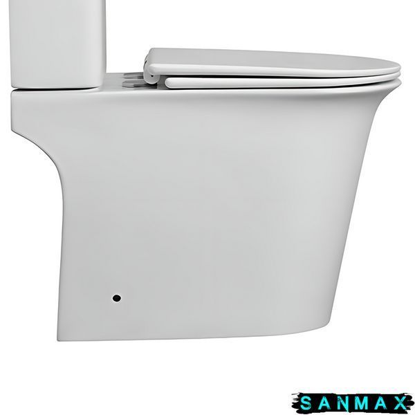 Чаша унітазу-компакту Mixxus Wave-0405-R Bowl 630х350х795 Rimless без сидіння (MI8363) MI8363 фото