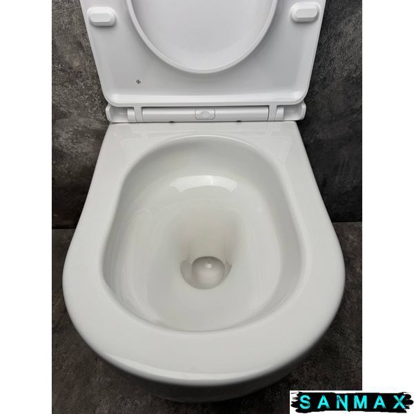 Унітаз підвісний ергономічний Koer TT-0101-T3 520x360x360mm система змиву Tornado 3.0 (KR5615) KR5615 фото