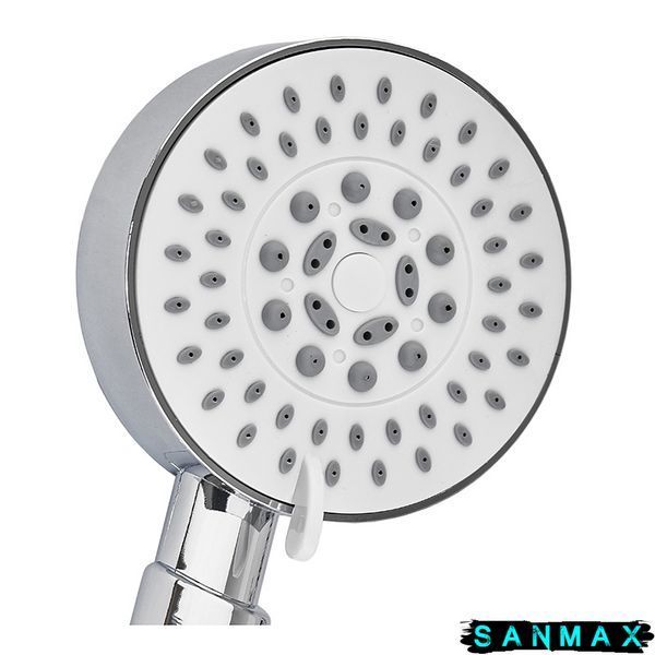 Лійка ручна для душу Mixxus Sh-37 (3 режими) Хром (LE2756) LE2756 фото