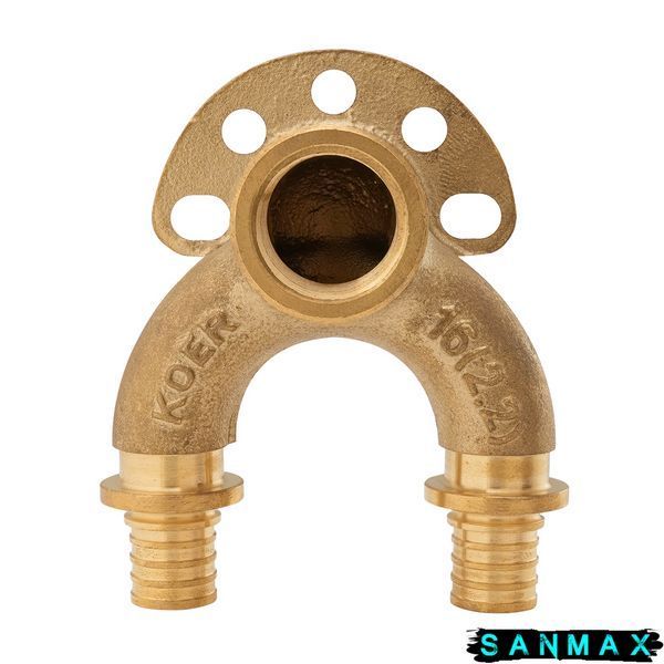 Кутник настін з наскрізн.проход.та ВР Koer KA.LW16-06F-16 (KR4882) KR4882 фото