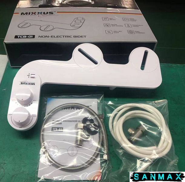 Накладка під кришку унітазу Mixxus Premium Tcb-01 Універсальна, з вбудованим гігієнічним душем (MP6494) MP6494 фото