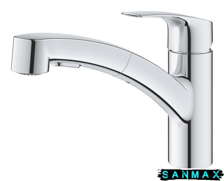 Змішувач для кухні з висувним виливом Grohe Eurosmart New (30305001) 30305001 фото