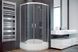Кабіна півкругла Besco Modern 90x90x165 універсальна: скло grigio, профіль хромований MP-90-165-G фото 1
