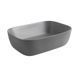 Умивальник накладний керамічний Mixxus Premium Diverse-0116 Gray 455x330x135mm Сірий (MP6651) MP6651 фото 3