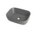 Умивальник накладний керамічний Mixxus Premium Diverse-0116 Gray 455x330x135mm Сірий (MP6651) MP6651 фото 4