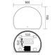 Дзеркало Mixxus Premium Topper MS01-90x70-Reverse (Led Touch, Anti-fog, димер (3-6,5kK) (MP6632) MP6632 фото 2