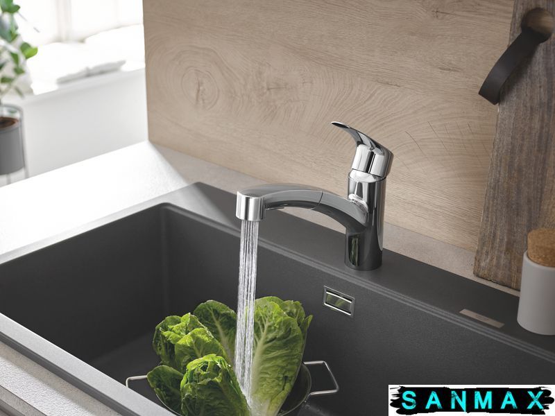 Змішувач для кухні з висувним виливом Grohe Eurosmart New (30305001) 30305001 фото