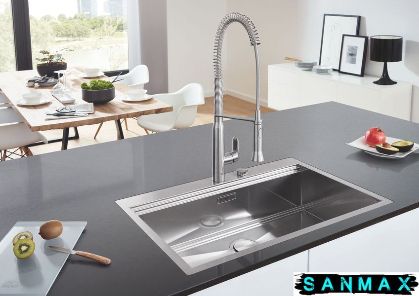 Мийка кухонна Grohe EX Sink K800 подвійна (90 cm) (31584SD0) 31584SD0 фото