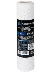 Картридж шнурковий Aquastrong 10" (PPC-20) PPC-20 фото