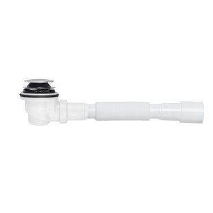 Сифон для душового піддона Kroner KRP - ST08 1 1/2"x60, D-64 з системою Сlick-Сlac, з гнучкою трубкою 40/50 мм CV032071 фото