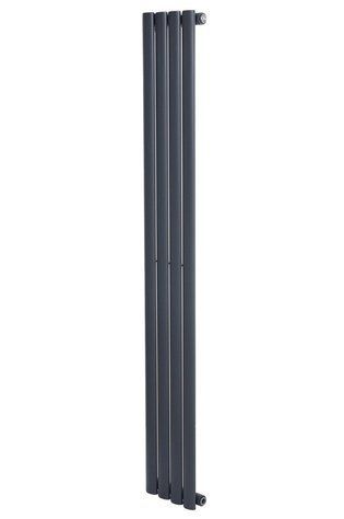 Вертикальний дизайнерський радіатор опалення Arttidesing Rimini 4/1500/236 сірий матовий RM.4.150.23.G фото