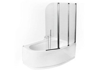 Шторка для ванни PMD Besco Ambition-3S 123х140 PA-3S фото
