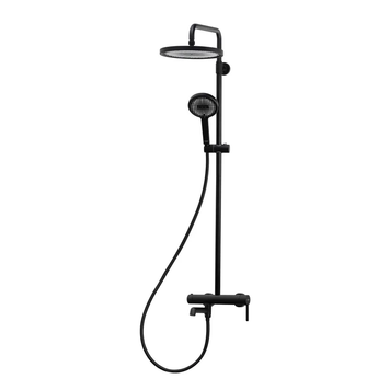 Душова система зі змішувачем Koer KB-56029-05 3 функції Чорний (KR5490) KR5490 фото
