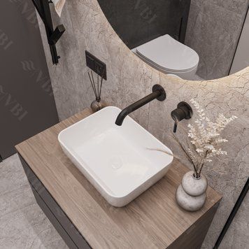 Умивальник накладний Vbi Palermo S Білий VBI-012301 фото