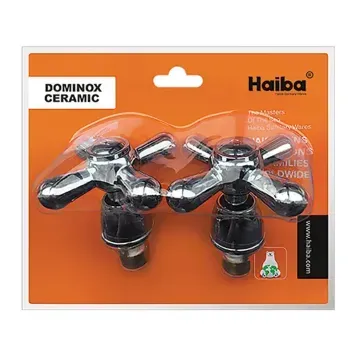 Ручки Haiba Dominox (з кран-буксами, пара) гума (HB0577) HB0577 фото