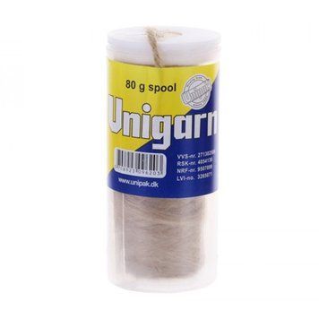 Льон сантехнічний Unipak Unigarn 80г. (Котушка в контейнері) (UP0587) UP0587 фото