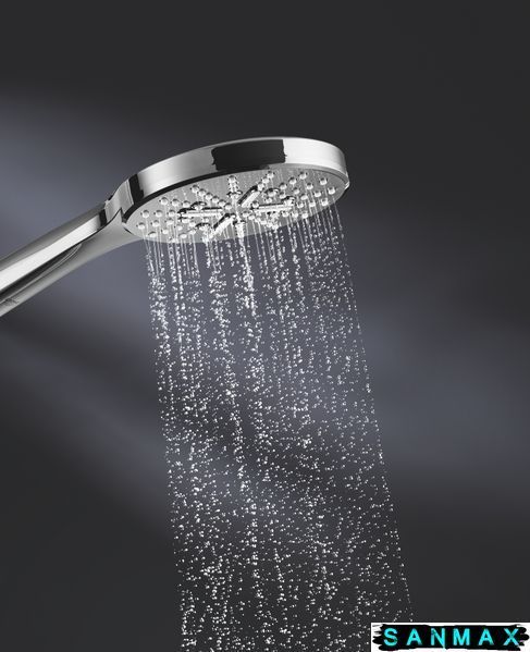 Лійка ручна для душу 3 режими струменю Grohe Rainshower SmartActive (26574000) 26574000 фото