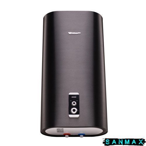Бойлер Willer 50л EV50DR Grand плоский вертикальний сухий тен 2 кВт (колір чорний алюміній) (EV50DR Grand-SP-alumbl) EV50DR Grand-SP-alumbl фото