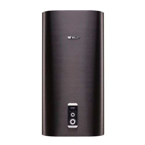 Бойлер Willer 50л EV50DR Grand плоский вертикальний сухий тен 2 кВт (колір чорний алюміній) (EV50DR Grand-SP-alumbl) EV50DR Grand-SP-alumbl фото