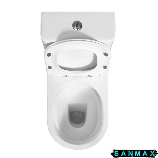 Унітаз-компакт Mixxus Wave-0405-R 630х350х795mm, система змиву Rimless (MI6694) MI6694 фото