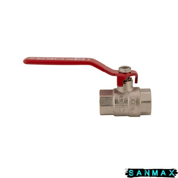 Кран кульовий 1/2 РГГ Вода Koer KR.214 Червона ручка (KR0033) KR0033 фото