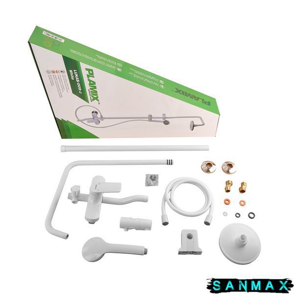 Душова система зі змішувачем Plamix Lucas-009-J White (PM0712) PM0712 фото