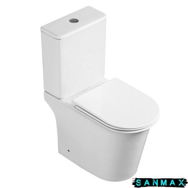 Унітаз-компакт Mixxus Wave-0405-R 630х350х795mm, система змиву Rimless (MI6694) MI6694 фото