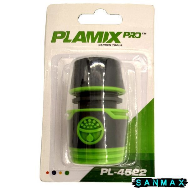 PLAMIX PRO PL-4522 Конектор швидкознімн."аквастоп" для шланга,1/2"(ABS+TPR+PPR)(240 шт/ящ,24 шт/кор) PM6094 фото