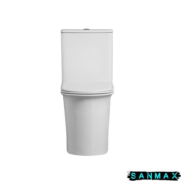 Унітаз-компакт Mixxus Wave-0405-R 630х350х795mm, система змиву Rimless (MI6694) MI6694 фото