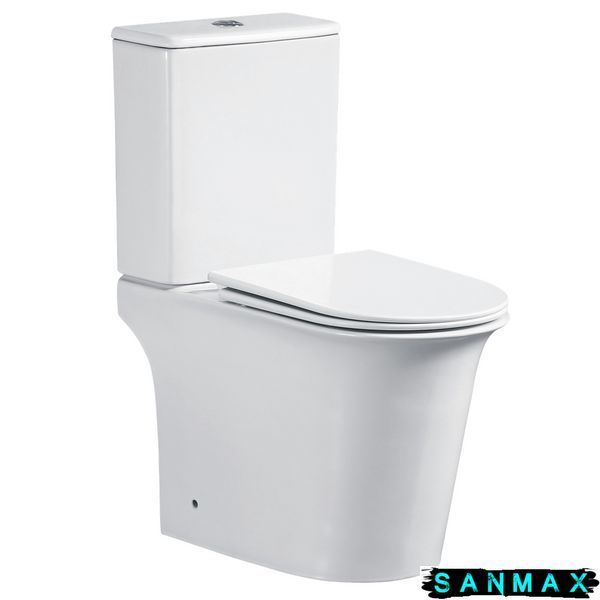 Унітаз-компакт Mixxus Wave-0405-R 630х350х795mm, система змиву Rimless (MI6694) MI6694 фото