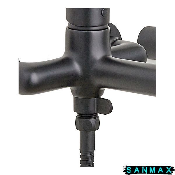 Змішувач для ванни Haiba Markus 009 Euro Чорний (HB3975) HB3975 фото