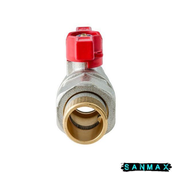 Кран з американкою Koer Extreme KE.227-20 - 3/4" ручка "метелик" червона (KR5766) KR5766 фото