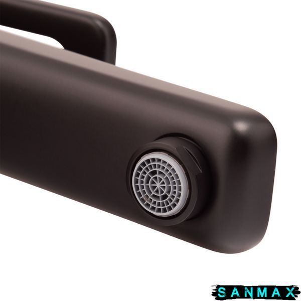 Змішувач для умивальника Koer KB-11031-05 Високий Чорний (KR5434) KR5434 фото