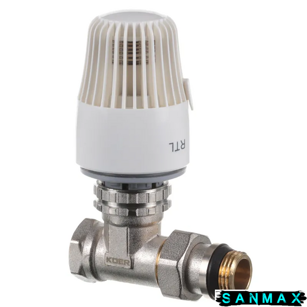 Кран RTL Koer KR.943-Gi - 1/2x1/2 з системою "антипротікання" прямий (KR3066) KR3066 фото